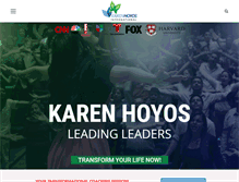 Tablet Screenshot of karenhoyos.com